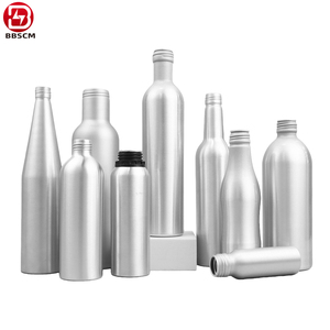 Botella de Aluminio de 100ml 200ml 250ml 350ml 500ml 1000ml con Tapa Metálica Plateada - Product Image 3