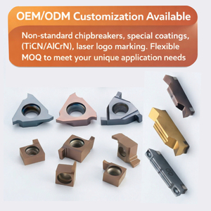 Pastilha de Corte CNC de Metal Duro MGGN150 MGGN200 para Aço Inoxidável - Product Image 3