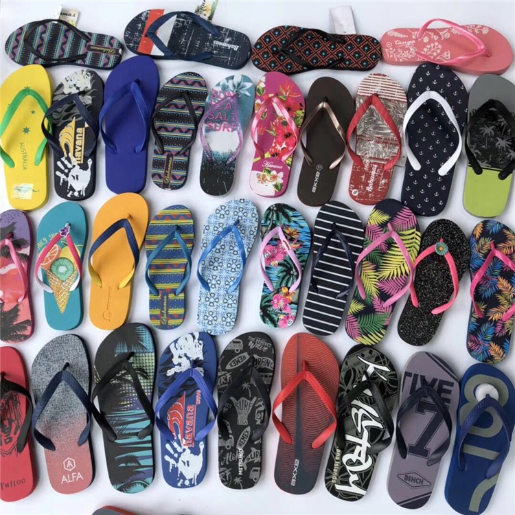 Venta al por mayor zapatillas Casual zapatillas de playa verano sandalias de los hombres planos Flip Flops mujeres Sandales Femmes