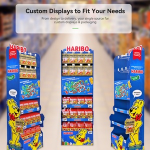 ชั้นวางแสดงสินค้าอาหารสัตว์เลี้ยงแบบกำหนดเองจากโรงงาน ชั้นวางแสดงสินค้า POP สำหรับซูเปอร์มาร์เก็ต ชั้นวางแสดงสินค้าสำหรับอาหาร - Product Image 5