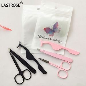 Juego de 3 Piezas de Acero Inoxidable con Logotipo Privado, Aplicador de Pestañas, Pinzas para Cejas, Tijeras, Kit de Pestañas de Marca Privada con Bolsa - Product Image 4