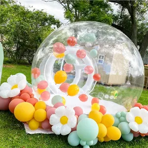 Tente transparente de maison gonflable de ballon de bulle de dôme de ballon de Offres Spéciales pour la fête d'anniversaire d'enfants