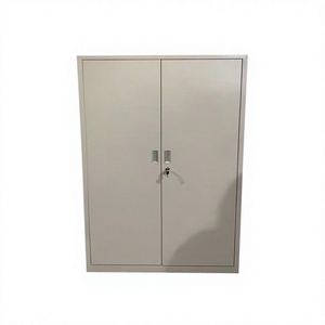 Steel 4 Door Filing Cabinet Office Storage Cabinet Adjustable Shelf Document Archive <b>Cupboard</b> - Product Image 1