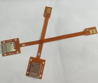 Stock Tarjeta Sim Adaptador convertidor pequeño a pequeño Cable Fpc Extensor de tarjeta Sim para teléfonos móviles
