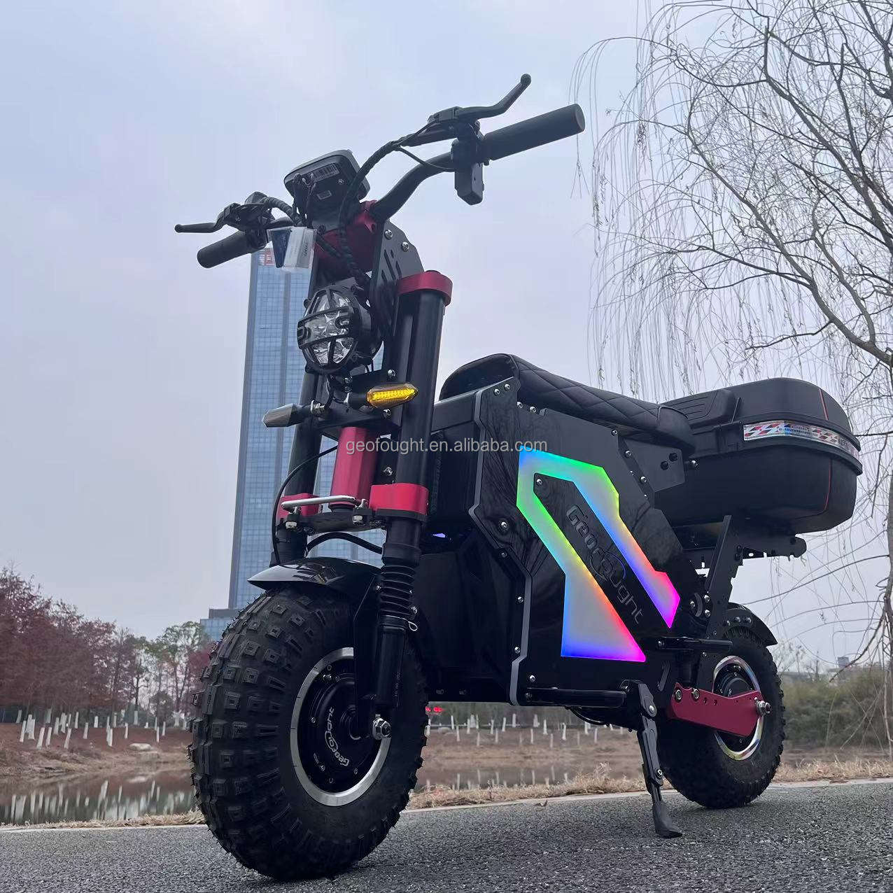 72V 10K 50ah avec coffre Noir