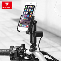 Soporte para Teléfono Móvil MOTOWOLF V3 Universal para Motocicleta, Éxito de Ventas