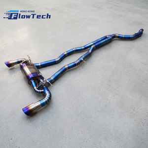 Système d'échappement Catback et Downpipe en titane haute performance pour Toyota Supra A90 B58 3.0T avec silencieux à valve et sonorité réglable - Product Image 1