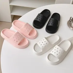 Thick bottom cute home fashion fun bread sandals women's summer Korean style slippers