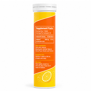 Coenzimas Premium, Colágeno para la Piel, Vitamina B12 Prenatal al 1%, 1000mg, Tableta Efervescente de Vitamina C, Mejora la Inmunidad, 20 Unidades - Product Image 6