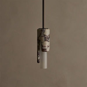 Lustre suspendu en pierre naturelle <span class=keywords><strong>LED</strong></span> de plafonnier de restaurant d'hôtel de luxe nordique pour le salon salle à manger - Product Image 4