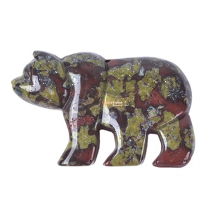 จี้รูปหมีขั้วโลกแกะสลักจากหยกเลือดมังกรธรรมชาติคุณภาพสูง ขายดีที่สุด ราคาดีที่สุด - Product Image 1