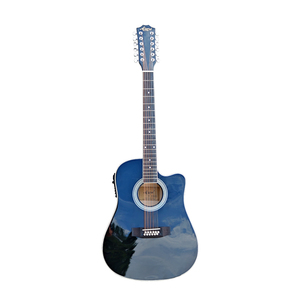Aiersi Thương Hiệu 41 Inch Điện <span class=keywords><strong>12</strong></span> Chuỗi Acoustic <span class=keywords><strong>Guitar</strong></span> Màu Đen Colour Basswood Dân Gian Nhạc Cụ Giá Rẻ Giá OEM ODM - Product Image 3