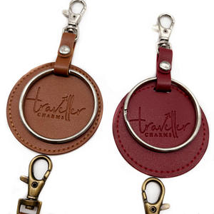 BSBH venta al por mayor de lujo pulsera de cuero genuino llavero recuerdo personalizado PU cuero llavero para Hotel portátil cartera Coche - Product Image 6