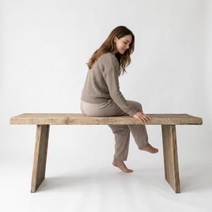 Traditional Eco-Friendly Solid Wood Rectangle <b>Dining</b> <b>Table</b>-Customizable Durable Waterproof Handmade <b>Foldable</b> 10-Seater Hotel - Product Image 1