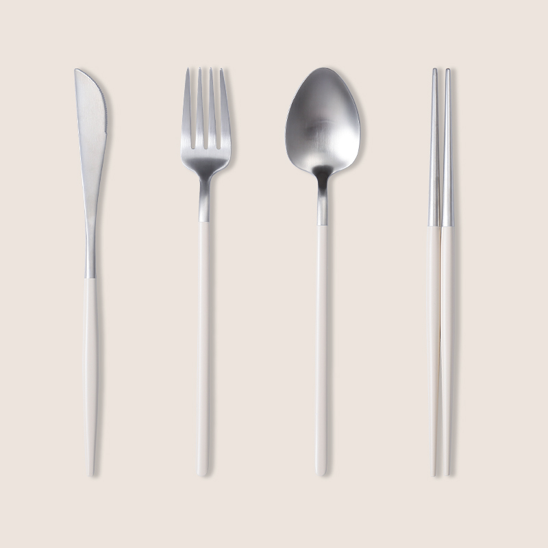 Silver White 4pcs set