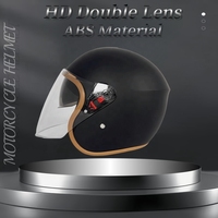 Casques de moto neufs, casque demi-face, protection de la tête, doublure en ABS, pour adultes, casques classiques