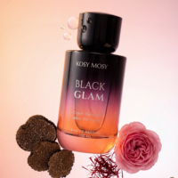 KOSY MOSY Black Glam EDP Parfum 100ml, Parfum boisé luxueux à la truffe et à la rose, parfum longue durée