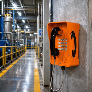 Station d'appel murale à clavier Safe-<span class=keywords><strong>Orange</strong></span> pour projets extérieurs (tunnel, autoroute, port) – Téléphone industriel étanche pour usine - Product Image 6