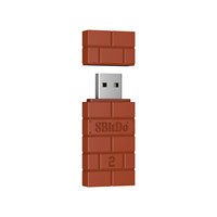 Adaptateur sans fil USB 8Bitdo 2 pour récepteur de manette de jeu Nintendo Switch pour manette PS4/PS5/XBOXes