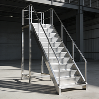 Marches d'escalier extérieures perforées en acier inoxydable, plaques de marche, accessoires de sécurité pour escaliers industriels, design moderne