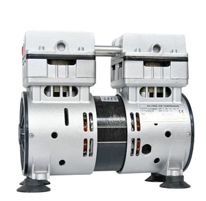 Vendita calda 0.55kw 0.75hp 8l Mini compressori d'aria elettrici industriali senza olio compressore dentale testina Oil free - Product Image 6