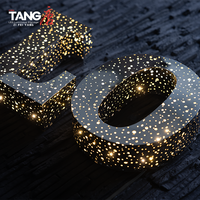 Letras de Canal Acrílicas LED 3D, Letrero Personalizado para Exteriores, IP65 Resistente al Agua, Luces LED Multicolor, Control Remoto, Publicidad Direccional