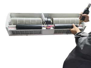 Ventilador cortina de <span class=keywords><strong>aire</strong></span> montado en la pared - Product Image 4