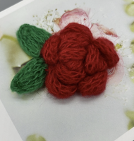 ZSY personnalisé crochet fleur patch mariée applique à la main crochet bricolage coloré Applique 3D fleur maison mariage décoration