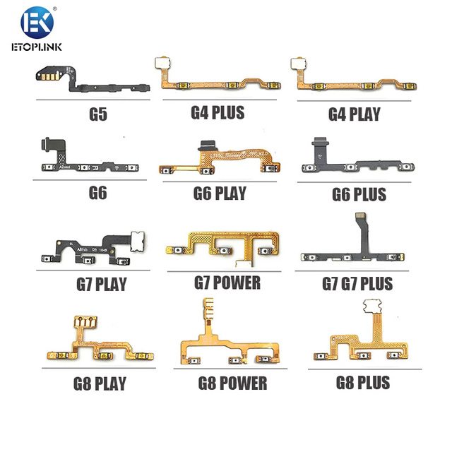 Selling Power on Off Volume Button Flex Cable for Motorola Moto G4 G5 G6 G7 G8 PLUS PLAY POWER on Off Button Volume Flex