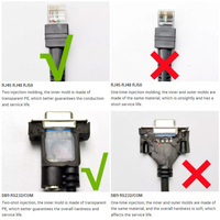 Cable USB RS232 de resorte retráctil de 3m de longitud para Honeywell HHP 1900G 1900GSR 1300G 1200G 1202G 1250G MS7580 1450G RS232 Cable