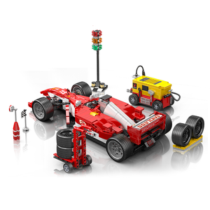 New Arrival Mould King Red F1 Model Car Small Building <strong>Blocks</strong> DIY Toys <strong>Crazy</strong> Car Toy for Kids - Product Image 3