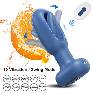 Thrusting Anal Butt Plug Dildo for Men & Women
