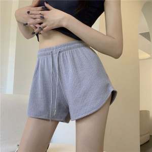 Shorts pour femmes I-0424, été, fins, amples, décontractés, grande taille, jambes larges, taille haute, style A, pantalons de sport, shorts de course à pied - Product Image 4