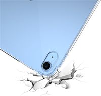 Étui de tablette transparent noir en TPU pour iPad 9e/8e/7e génération 10,2 pouces, étui antichoc en TPU pour tablette