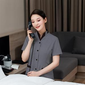 Uniformes <span class=keywords><strong>de</strong></span> Limpieza para Hotel, Impermeables y Transpirables, <span class=keywords><strong>de</strong></span> Poliéster/Algodón, para Personal Unisex, Manga Corta, Tallas L-5XL, para Uso <span class=keywords><strong>de</strong></span> Limpieza - Product Image 5