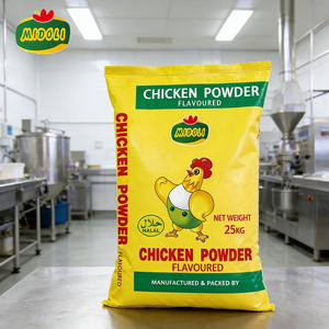<span class=keywords><strong>Poudre</strong></span> d'essence de poulet frais de qualité alimentaire supérieure, sac de 25 kg, Halal, bouillon, arôme intense pour soupes, sautés, saveur savoureuse et umami - Product Image 1