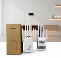 TUTI <strong>Best</strong> <strong>Sellers</strong> 300/1200Mbps Dual Band 2.4GHz & 5.8GHz Wifi Router Wireless Network Signal Repeater WiFi Repeater for Home