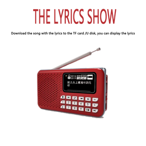 Máy Phát Thanh Usb <span class=keywords><strong>Tf</strong></span> Cầm Tay, Đài FM BT Cho Người Già, Máy Nghe Nhạc <span class=keywords><strong>MP3</strong></span> Cầm Tay, Hỗ Trợ Phát Nhạc Lossless - Product Image 2