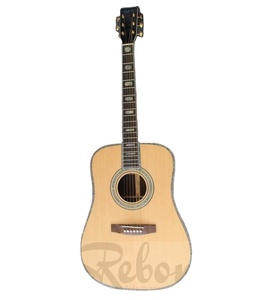 Weifang Rebon 6 corde 41 pollici tutta la <span class=keywords><strong>chitarra</strong></span> <span class=keywords><strong>acustica</strong></span> della mano sinistra solida con intarsio abalone - Product Image 1