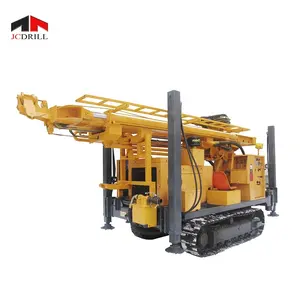 Popular JCDRILL 300m deep used hydraulic water well rig machine with mud drilling