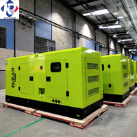 Generator Diesel Cummins 200kW 250kVA 300kVA 500kVA Silent 50/60Hz 3 Fasa Bersertifikasi ISO 9001 CE untuk Pusat Data dan Industri