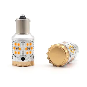 Indicador de faro delantero para coche, luz Led Flexible superbrillante BA15S BAU15S, 3030 SMD, 1860LM, 30 Uds.