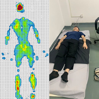 Système de mesure de pression de matelas intelligent haute précision avec réseau de capteurs multipoints