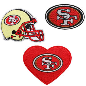 Venta caliente <span class=keywords><strong>NFL</strong></span> Football Team LOGO Chiefs Iron on Patches Sport Club Kansas City Chiefs Parches para sombrero - Product Image 3