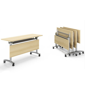 Modern Office Furniture Desk High <strong>Tech</strong> Office Folding Training Table Foldable <strong>Conference</strong> Desk Meeting Table - Product Image 3