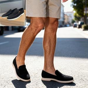 Zapatos de hombre de verano, mocasines casuales de suela plana, zapatos de conducir sin cordones, talla grande - Product Image 5