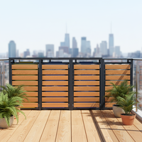 Conteneur à déchets écologique de haute qualité avec 4 portes en acier galvanisé pour usage extérieur, bureau et école, marque HD