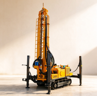 Machine de forage de puits d'eau, foreuse hydraulique sur chenilles de 330 m pour l'approvisionnement en eau