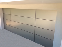 Panel de Material Decorativo de Fábrica OEM de 4 mm, Panel Compuesto de Aluminio para Puerta de Garaje