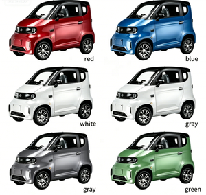 Coche Eléctrico de Calle EEC COC L6e de Litio 60V 2000W de 4 Ruedas Pequeño para 2 Personas con Asientos de Cuero Oscuros y Cámara Trasera SQ4 - Product Image 1